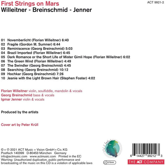 ฟลอเรียน วิลเล็ตเนอร์ เฟิร์ส สตริงส์ ออน มาร์ส - ซีดี