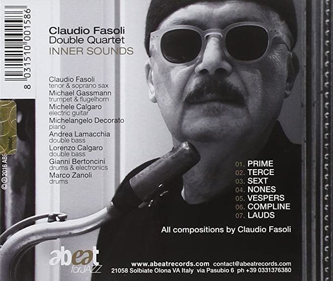 Inner Sounds Claudio Fasoli Double Quartet - ซีดี