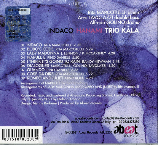 Indaco Hanami - Trio Kàla - ซีดี