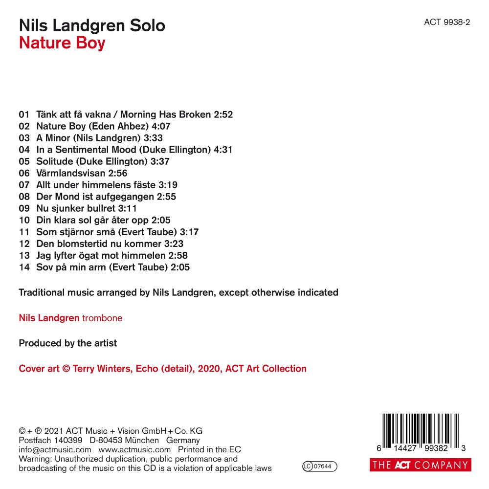 Nils Landgren Solo - ซีดี Nature Boy